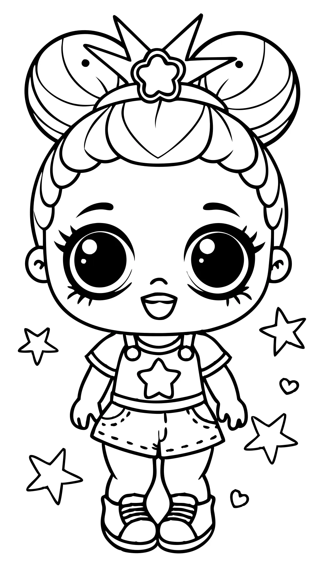 lol surprise doll coloring page